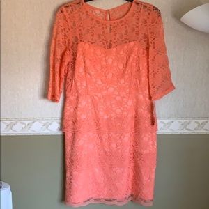 Laced overlay dress from Macy’s